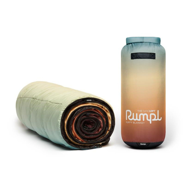 Couverture Rumpl Nanoloft Flame, Noir, 55x38 Pouces, Gonflante Et Pliable