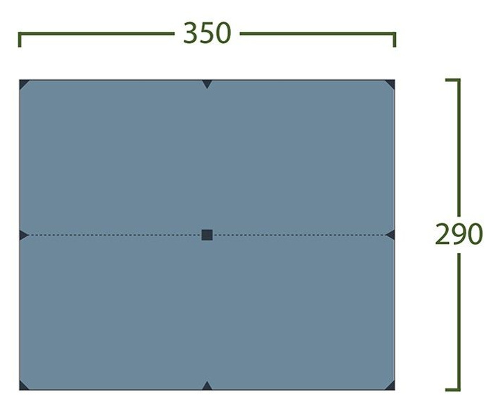 Helsport Bitihorn Superlight Tarp 3,5x2,9 m Blue | Widforss