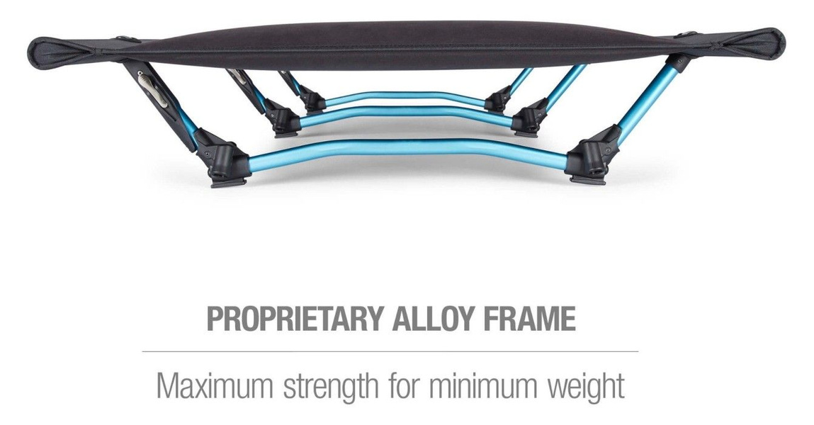 Helinox Cot One Convertible Insulated Black/O Blue | Widforss