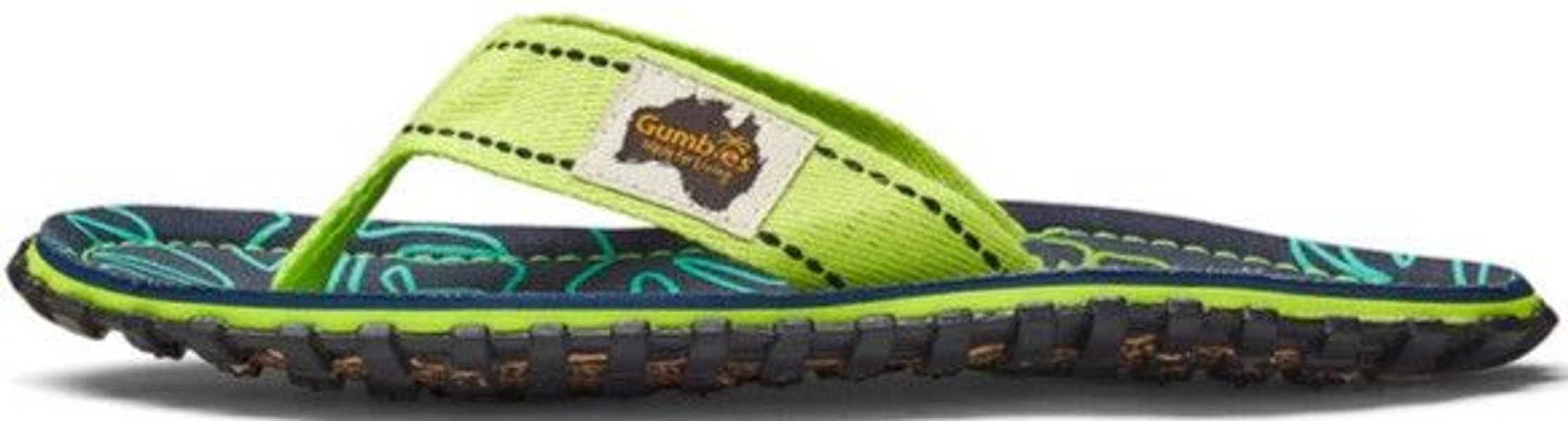Gumbies Islander Lime Hibiscus Unisex | Widforss