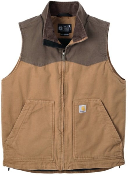 Montana Duck Vest CARHARTT BROWN/COFFEE | Milrab.no