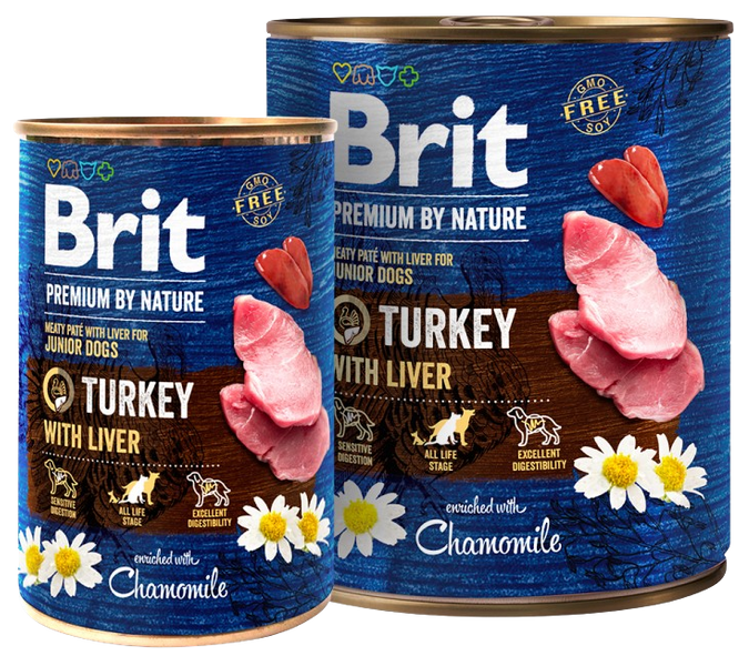 Nature Brit Brit Premium by Nature Brit Premium by Nature Turkey with Liver ...