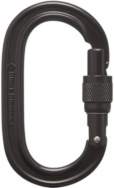 Mousqueton Black Diamond Oval Keylock Screwgate - Verrouillage à Vis Robuste