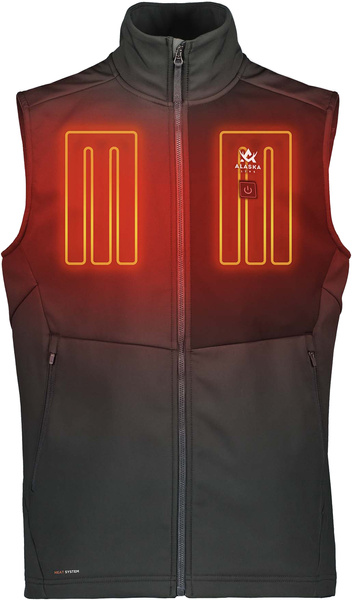 Alaska 1795 M's Heat System Vest Green/Black
