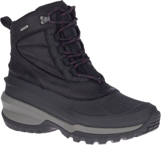 Merrell W's Thermo Slush Mid Shell WP Black | Widforss