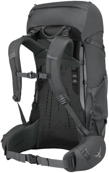 The Dynamic Rook Kelley Osprey M's Rook 50L Dark Charcoal/Silver Lining | Widforss