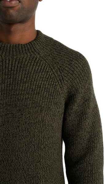 Kjøp M's Hillock Funnel Neck Sweater Loden/Black https://www