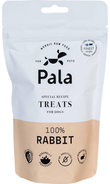 Pala Treats 100% Rabbit 100g | Widforss/Retkitukku