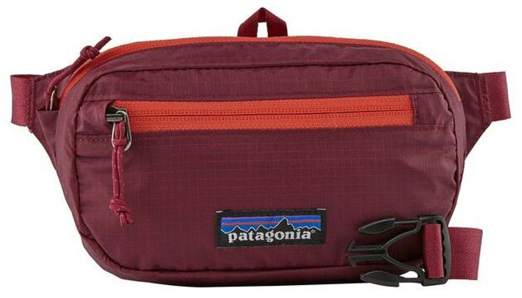 patagonia ultralight black hole mini hip pack roamer red Its tough design allows it to stow away into its own pocket when not in use Patagonia Ultralight Black Hole Mini