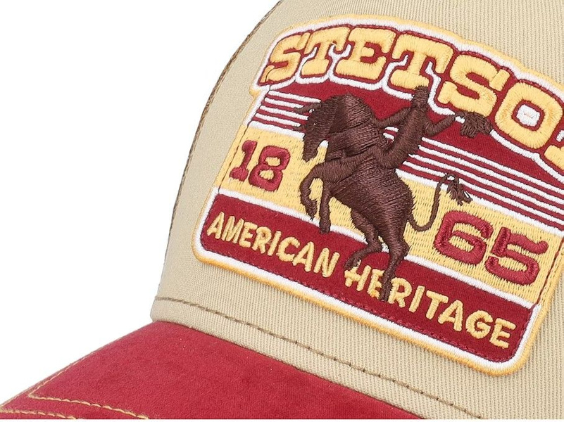 Stetson Trucker Cap Rodeo Wine/Beige | Widforss