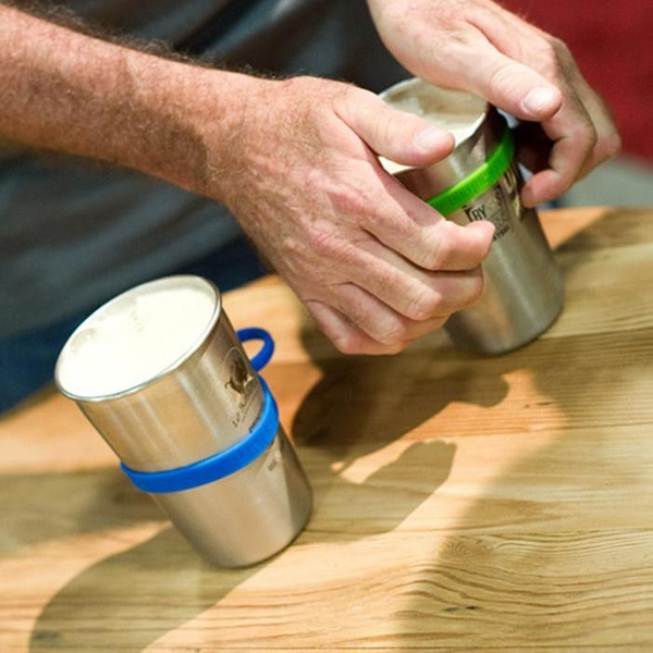 Klean Kanteen Pint Ring 4-Pack - Multi Color Silicone Cup Holders For Camping & Hiking
