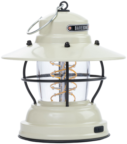 Barebones Outpost Lantern Vintage White