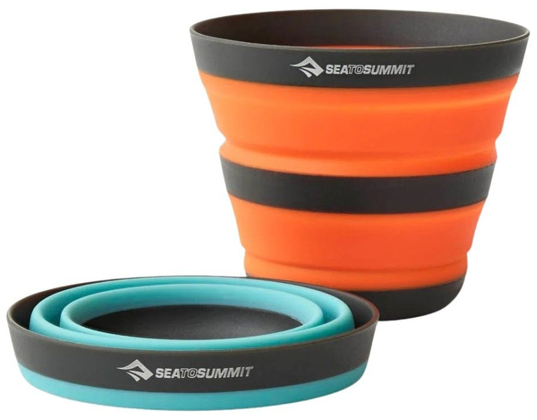 Coupe Pliable Sea To Summit Frontier UL 400 Ml - Orange - En Silicone - Pour Camping, Randonnée - Neuf