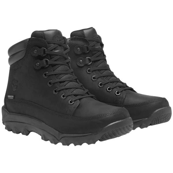 Rime Ridge Timberland Mens Rime Ridge Mid Lace Up Waterproof Hiking Boot Black ...