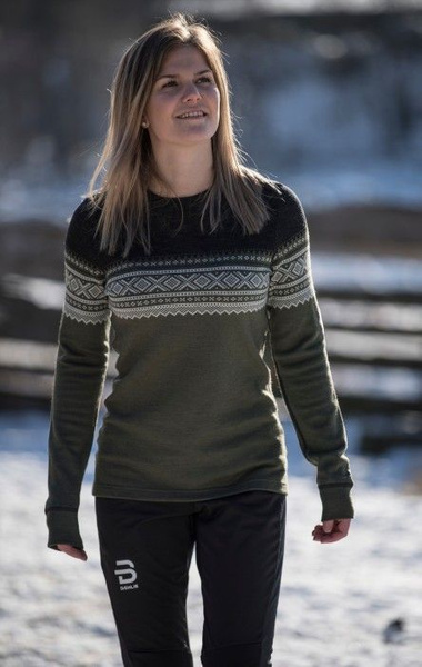 Kjøp Aclima DesignWool MARIUS Crew Neck Woman Nordmarka - https  
