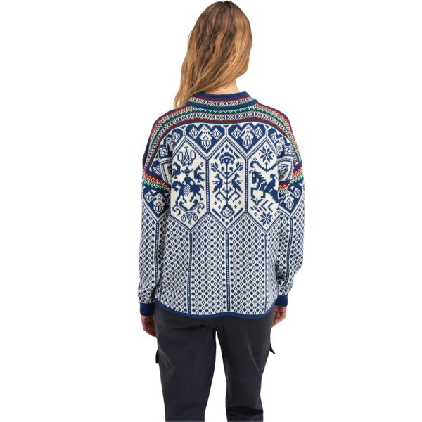 Dale of Norway W's 1994 Fem Sweater Indigo Offwhite Mustard | Widforss