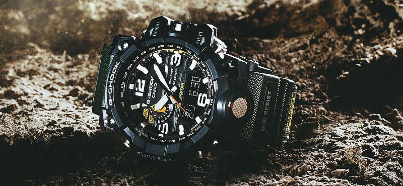 G-Shock Mudmaster GWG-1000 Olivengrønn | Milrab.no