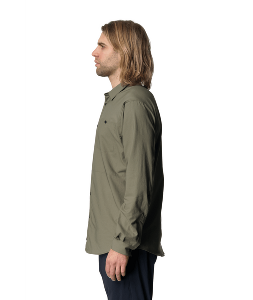 Houdini M's Longsleeve Shirt Sage Green | Widforss