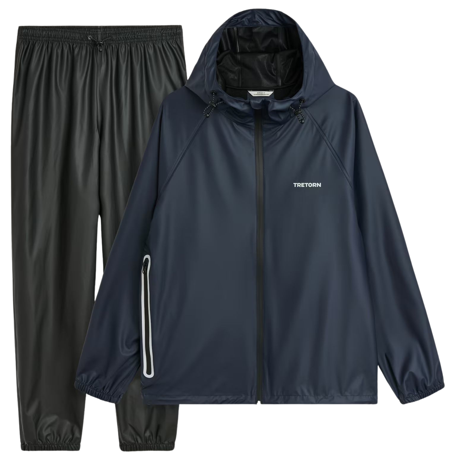 Tretorn Packable Rainbreaker Set Navy Blaze