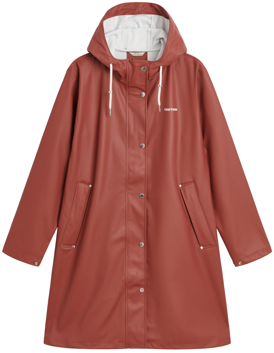 Tretorn W's Wings A-Shape Rain Coat Apple Butter