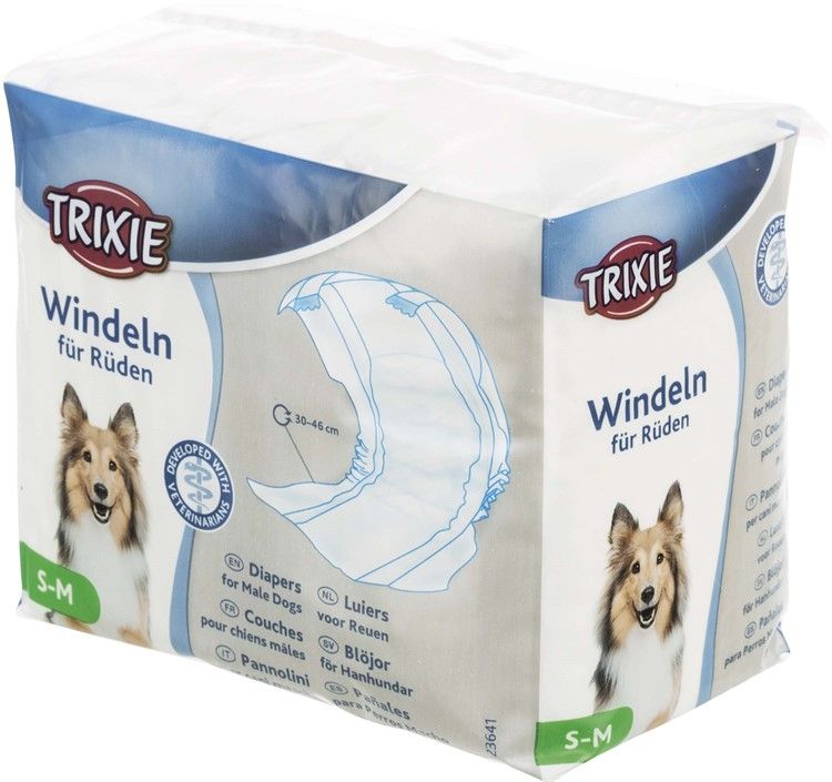 Trixie Blöjor för Hanhund S-M 30-46 cm 12-pack