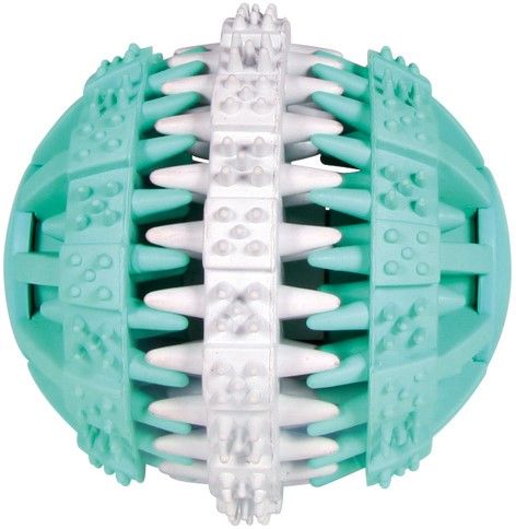 Trixie Denta Fun Boll m Mintsmak Naturgummi Ø7 cm