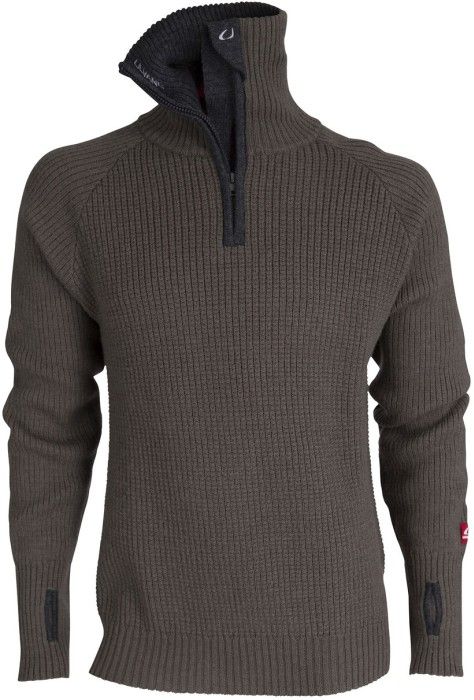 Ulvang M's Rav Sweater with Zip Tea Green/Charcoal Melange