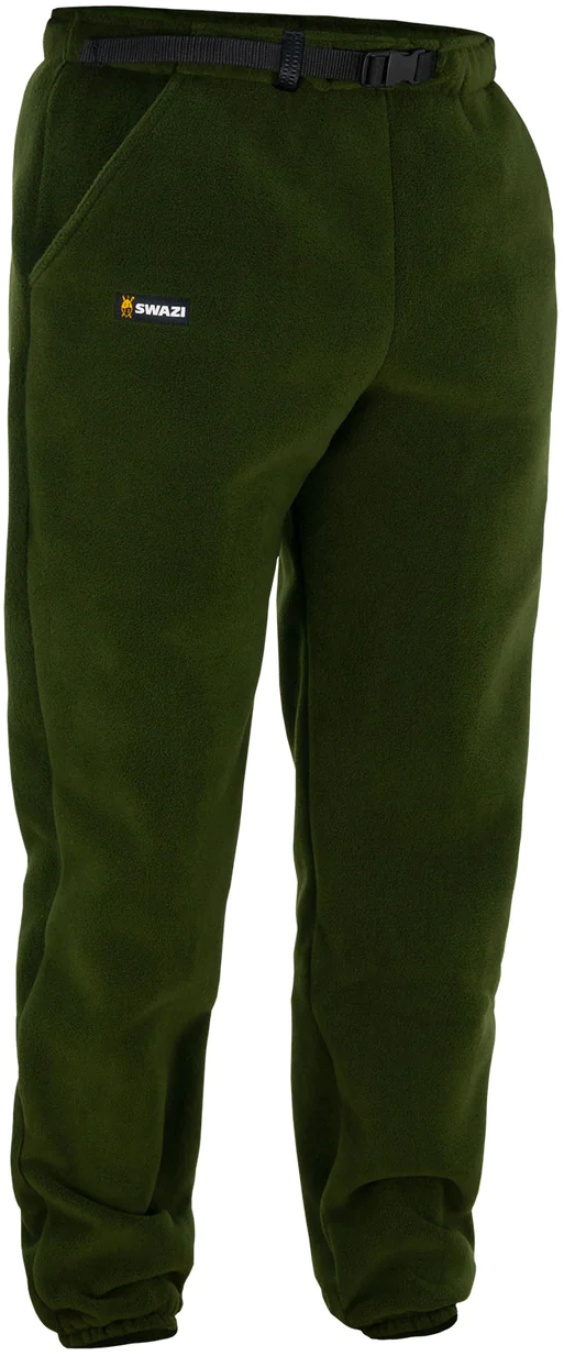 Swazi Bush Fleece Pants metsästys- ja ulkoiluhousut, tummanvihreä