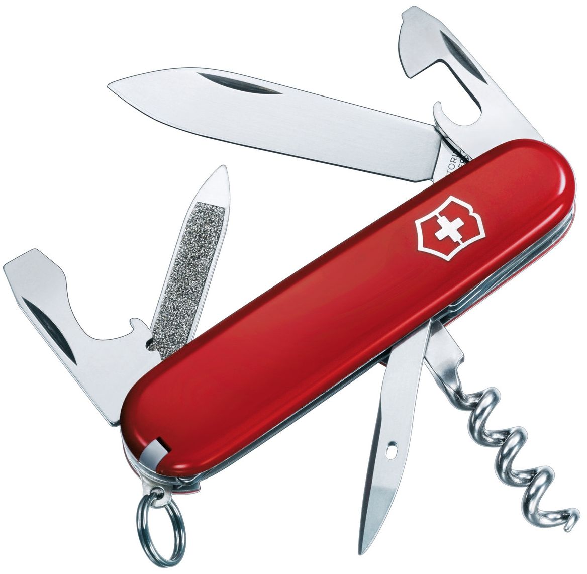 Victorinox Fickkniv Sportsman Med Ring R&ouml;d