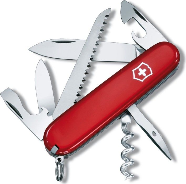 Victorinox Fickkniv Camper Original Swiss Army 91 Mm R&ouml;d