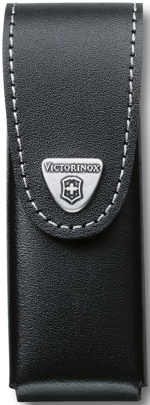 Victorinox Belt Pouch Leather Black 6 Layer