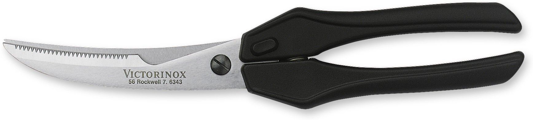 Victorinox F&aring;gelsax, -st&aring;l, 25 cm, Svarta nylonhandtag