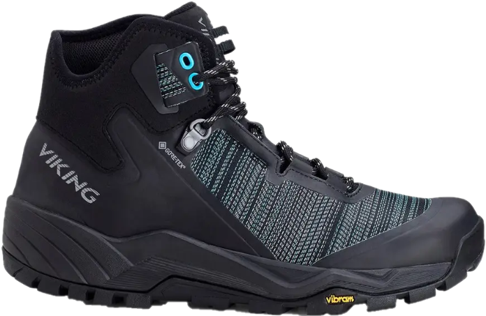 Viking Cerra Rolling Mid GTX Unisex Black/Aqua