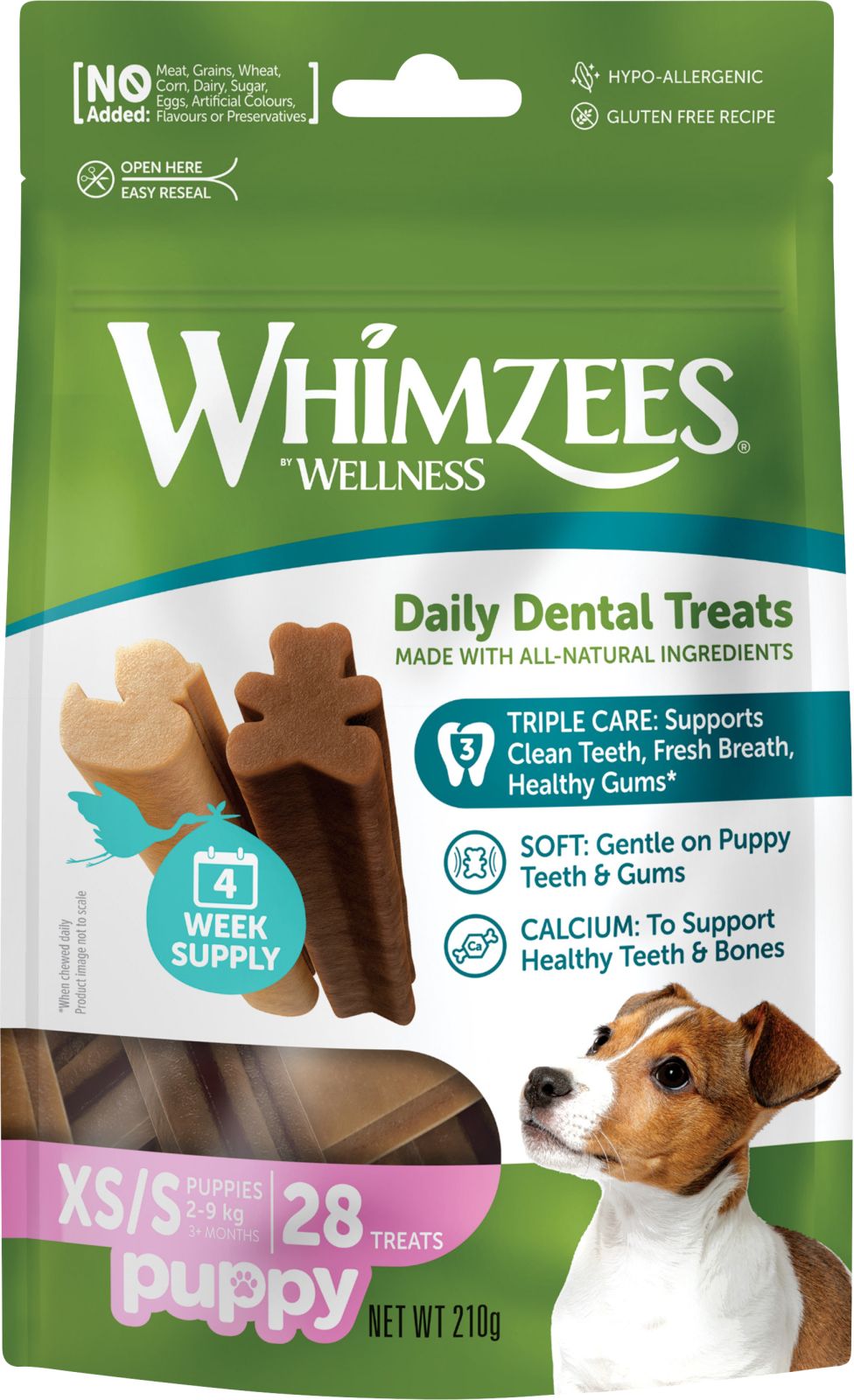 Whimzees Puppy XS/S 28 pcs 210 g