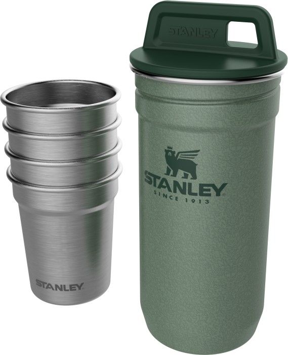 Stanley Adventure Shot Glass Set Hammertone Green