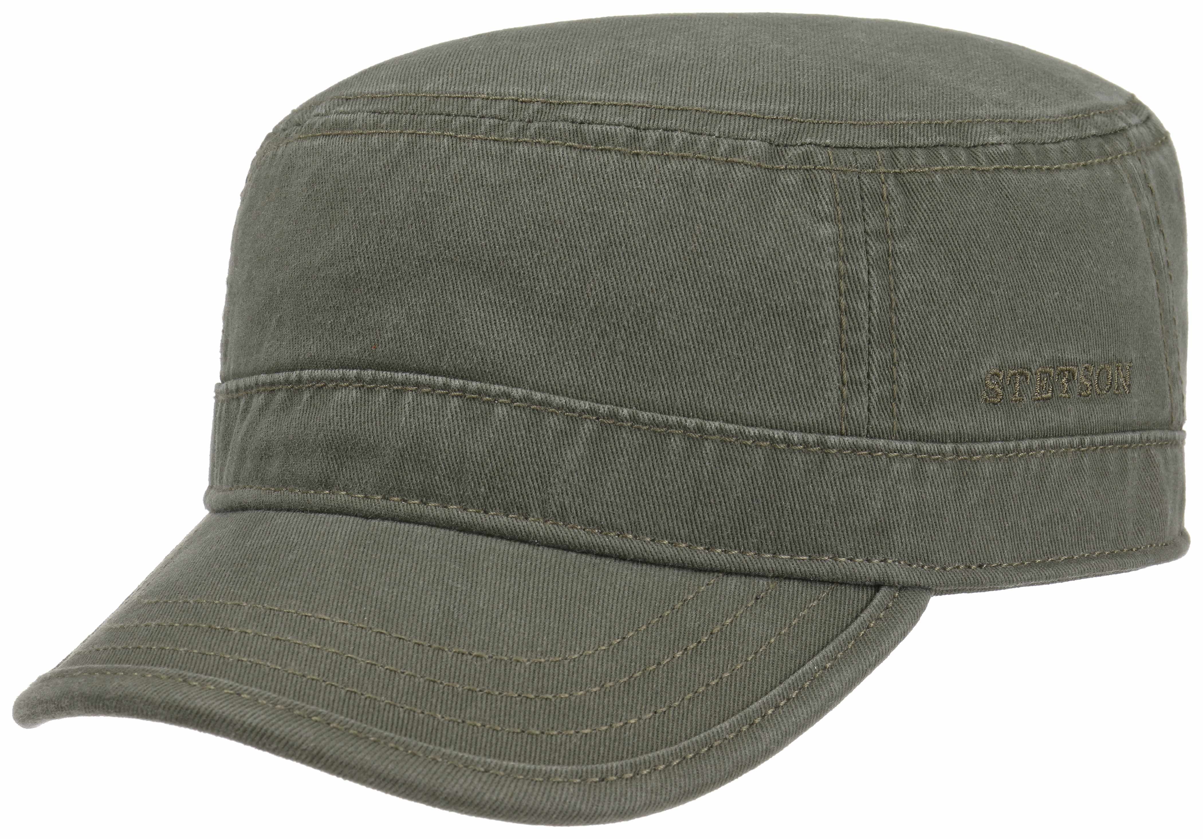 Stetson Army Cap Cotton Freshwater Angling Olive