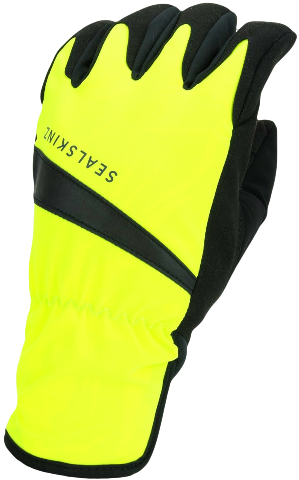 Sealskinz Bodham Waterproof Cycling Glove Neon Yellow