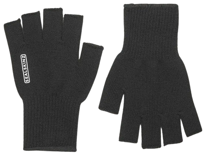 Sealskinz Thornham Merino Fingerless Glove Black