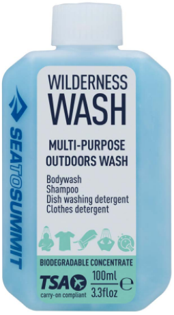 Sea to Summit Wilderness Wash tiivistetty nestesaippua, 100 ml