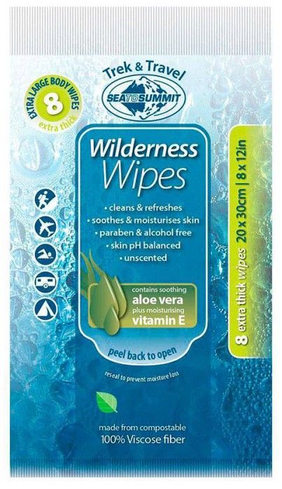 Sea to Summit Wilderness Wipes XL 8-Pack