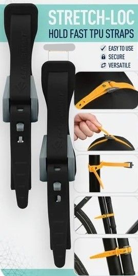 Sea to Summit Strap Stretchloc 20 (20 x 500 mm) 2-Pack Black