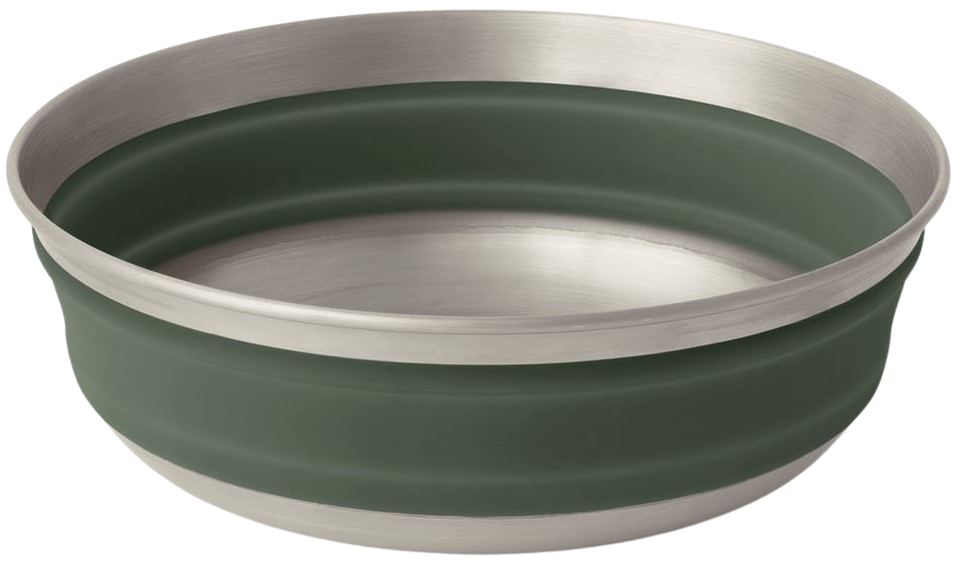 Sea to Summit Detour Stainless Steel Collapsible Bowl M Green