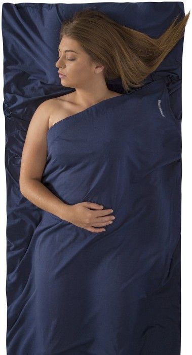Sea to Summit Sleepliner Cotton Premium Traveller Pillow Navy