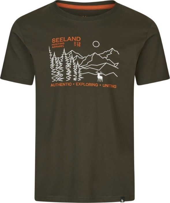 Seeland Landscape T-Shirt Pine Green