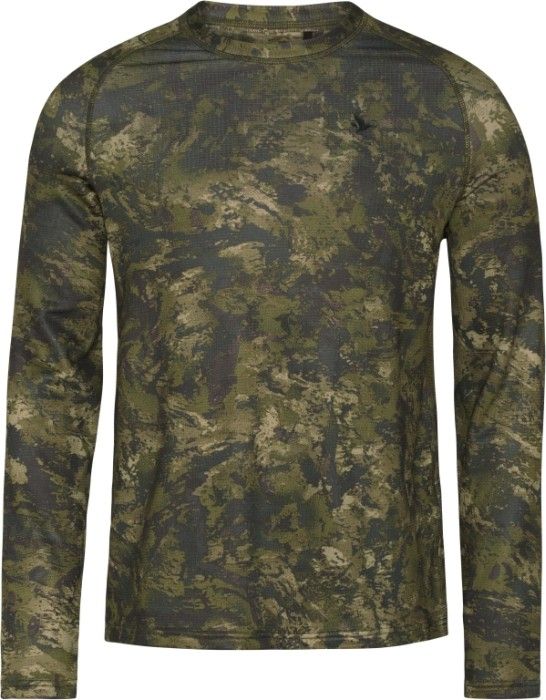 Seeland Active Camo L/S T-Shirt Invis Green