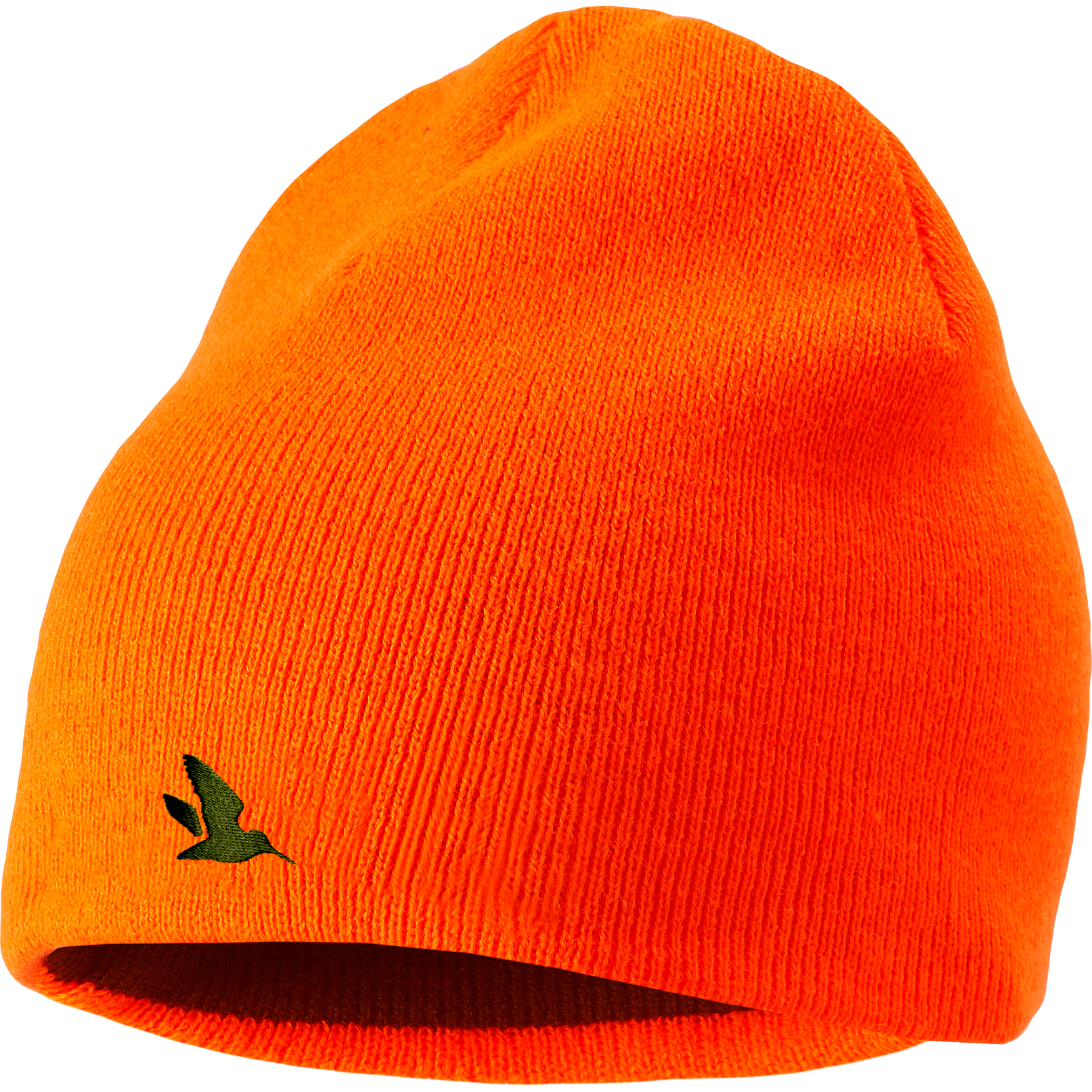 Seeland Ian Reversible Beanie Hi-Vis Orange/Pine Green