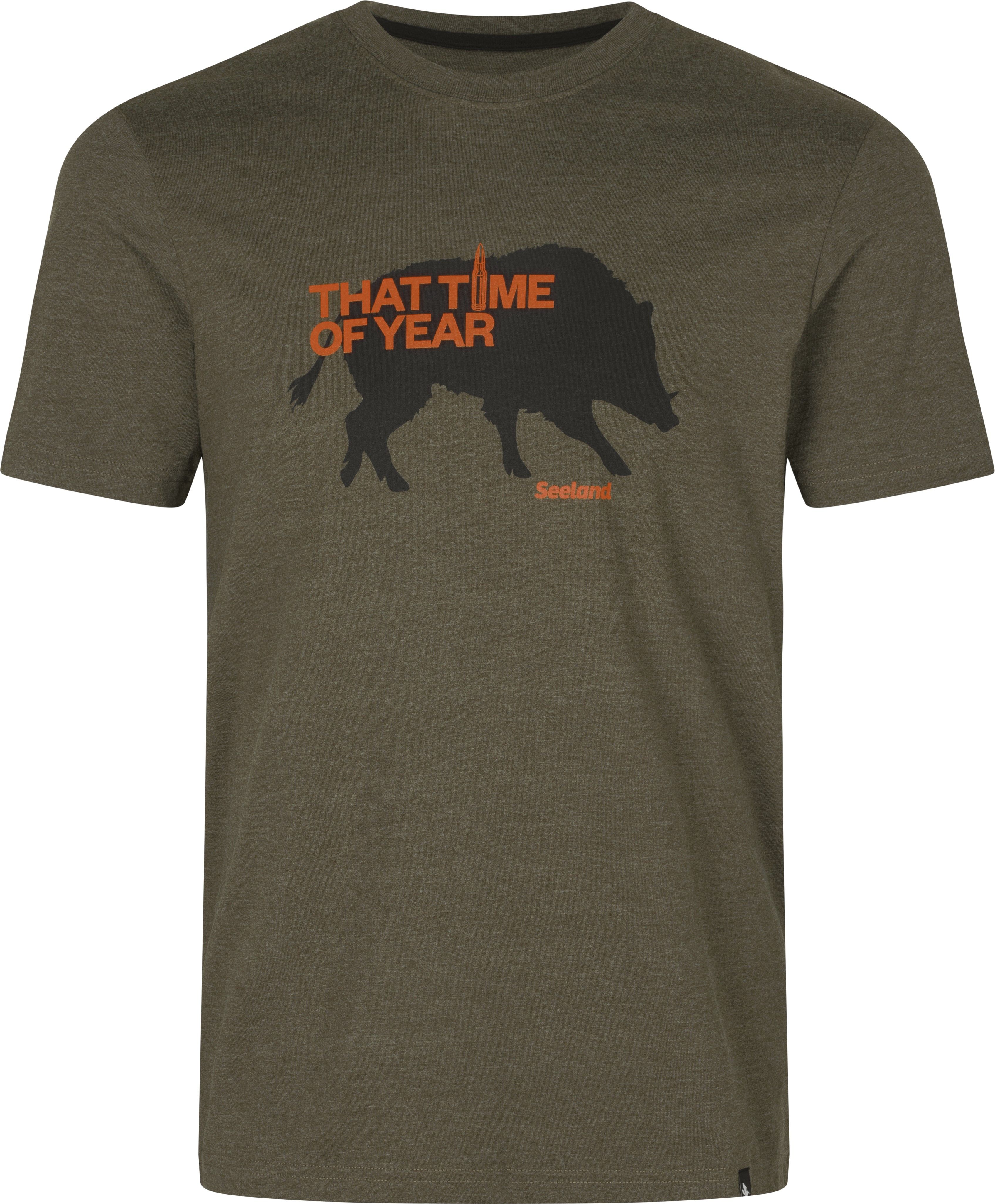 Seeland That Time T-shirt Pine Green Melange