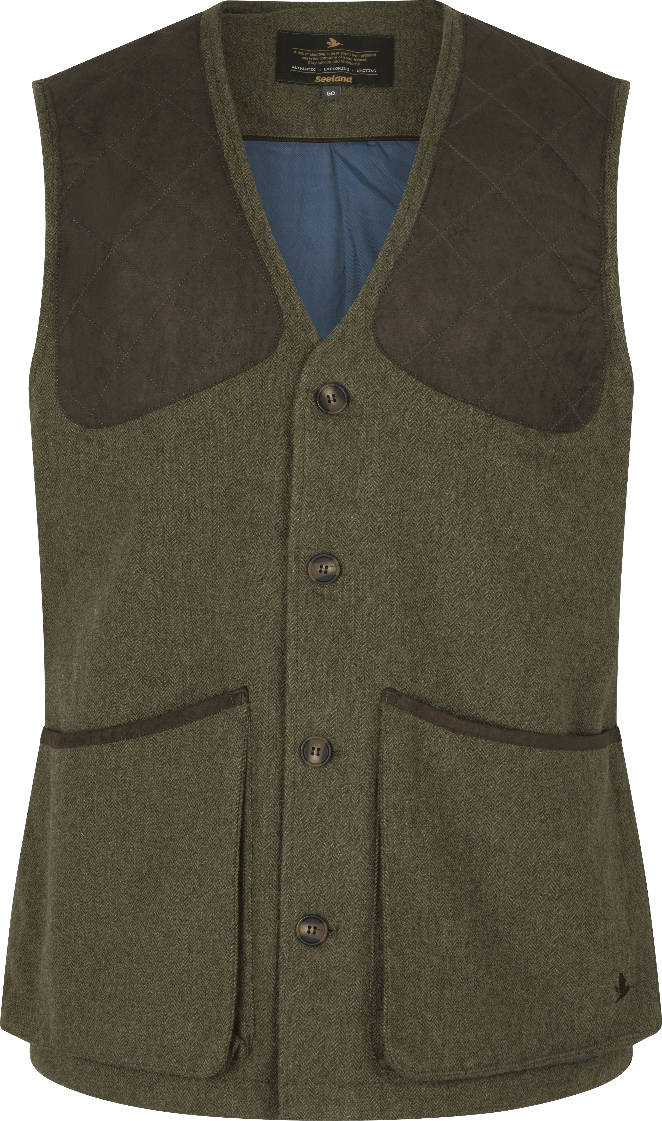 Seeland W"s Hillside Harriet Vest Moss Green'