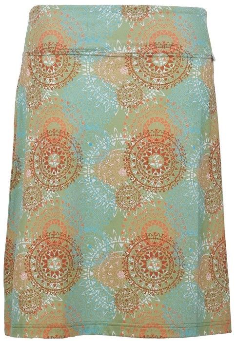 Skhoop Fiona Knee Skirt Green