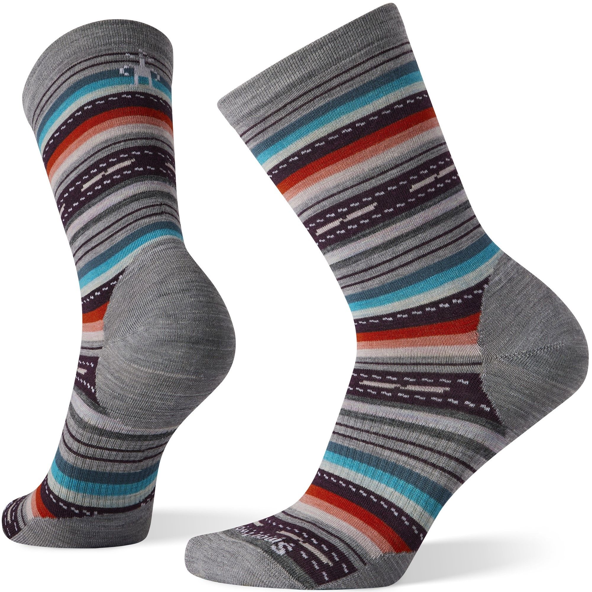 Smartwool W's Evy Margarita Crew Light Gray